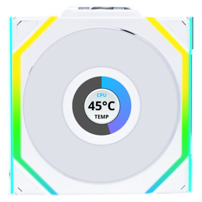 Lian Li UNI FAN SL Wireless LCD 120mm ARGB Fan White