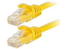 Astrotek Cat 6 Ethernet Cable Yellow 0.5m