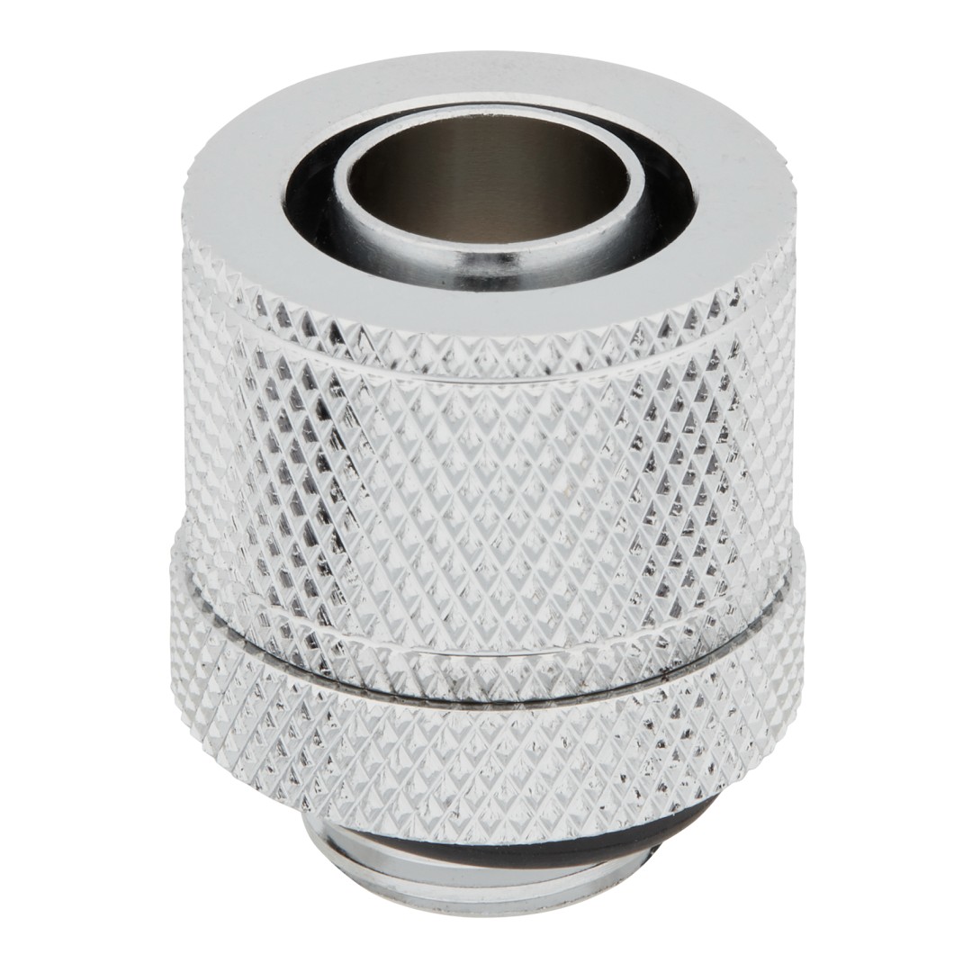 Corsair Hydro X Series XF SL 10/13mm Comp Fittings Chrome 4 Pack