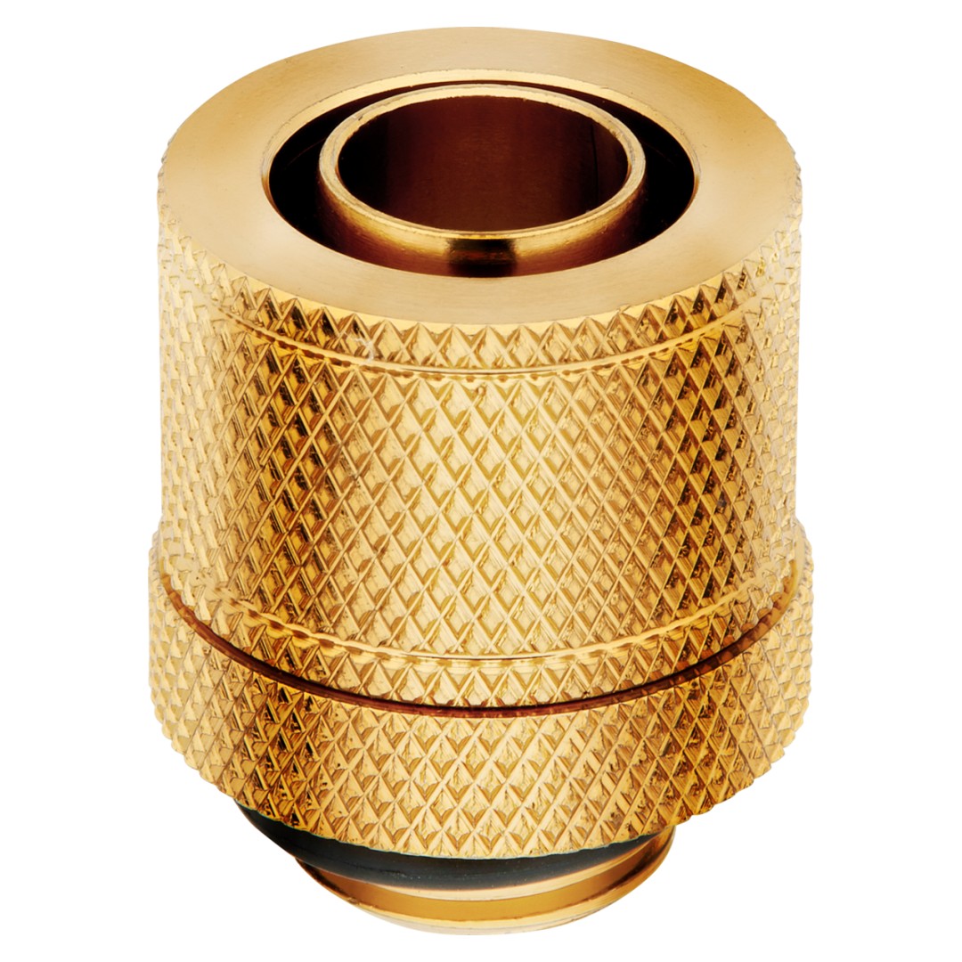 Corsair Hydro X Series XF SL 10/13mm Comp Fittings Gold 4 Pack