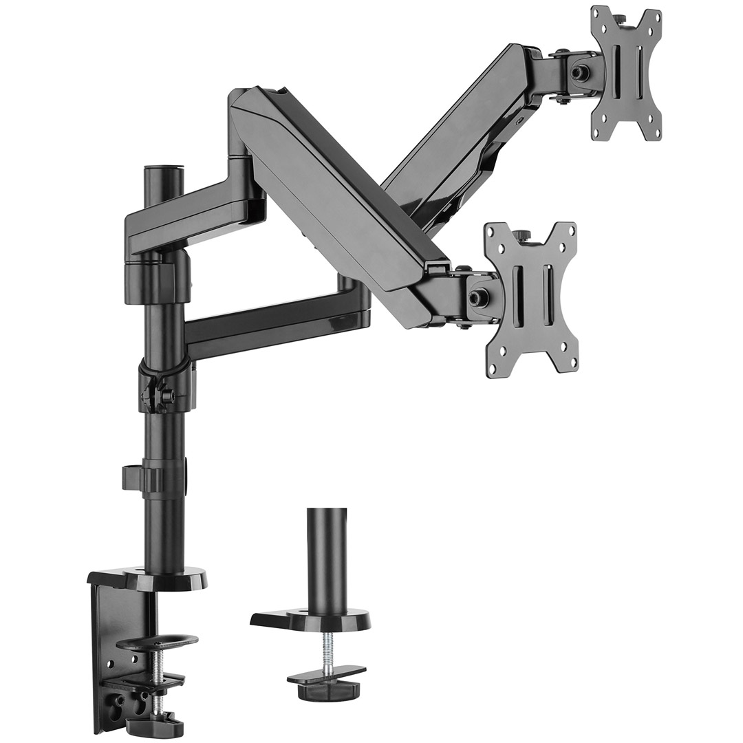 Brateck BT-LDT16 Full-Extension Gas Spring Dual Monitor Mount