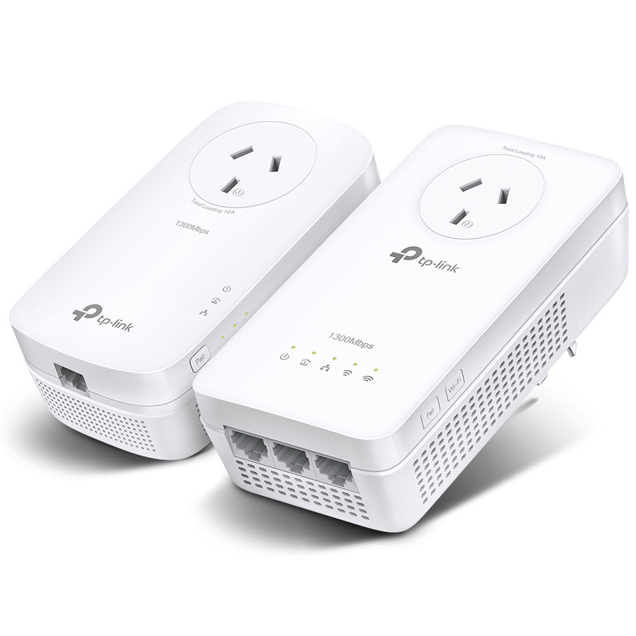 TP-Link AV1300 Gigabit Passthrough Powerline ac Wi-Fi Kit