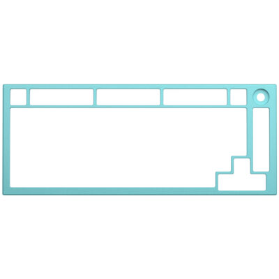 Glorious Top Frame for GMMK Pro 75 Percent Aqua Blue