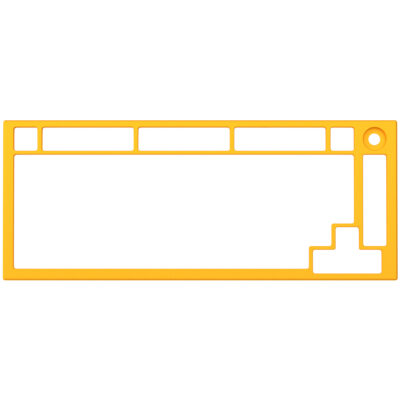Glorious Top Frame for GMMK Pro 75 Percent Golden Yellow