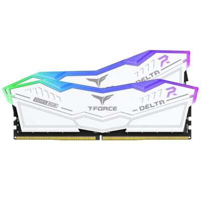 Team T-Force Delta RGB 64GB (2x32GB) 6000MHz CL30 DDR5 White
