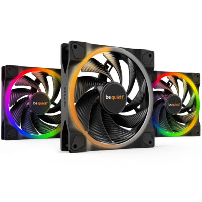Be Quiet! Light Wings ARGB 140mm PWM Fan High Speed 3 Pack