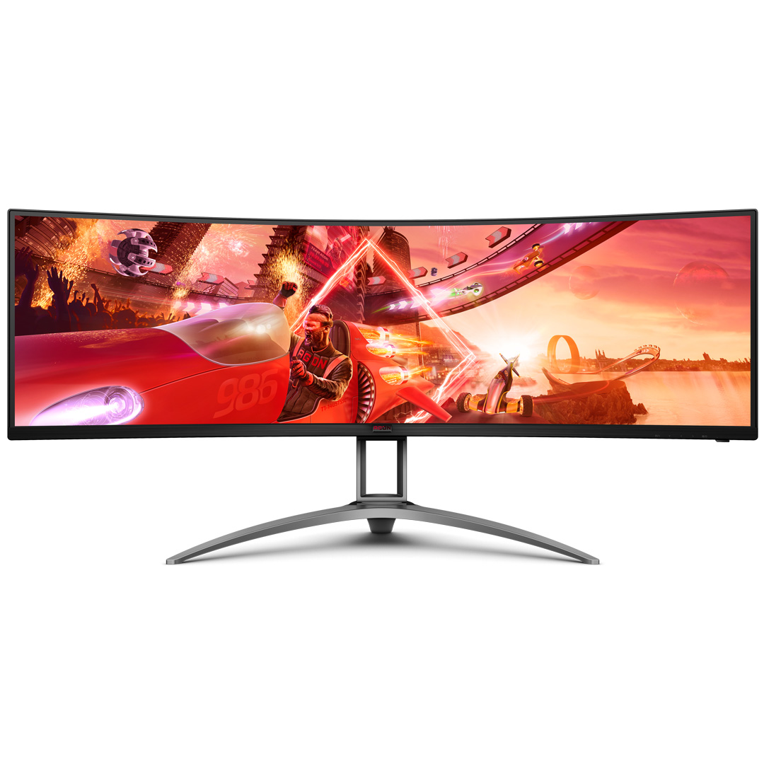AOC AGON AG493UCX2 DQHD 165Hz FreeSync HDR Curved 49in Monitor