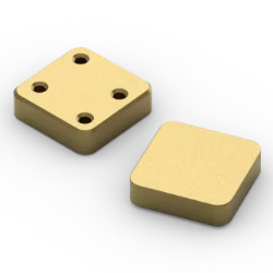 Glorious Numpad Blank Badge Gold