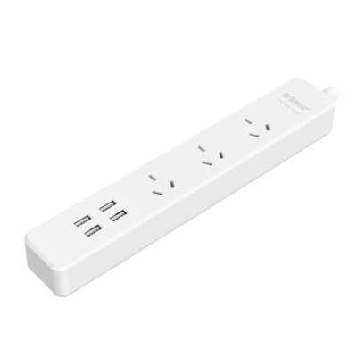 Orico 3 AC Outlets 4 USB Ports Surge Protector