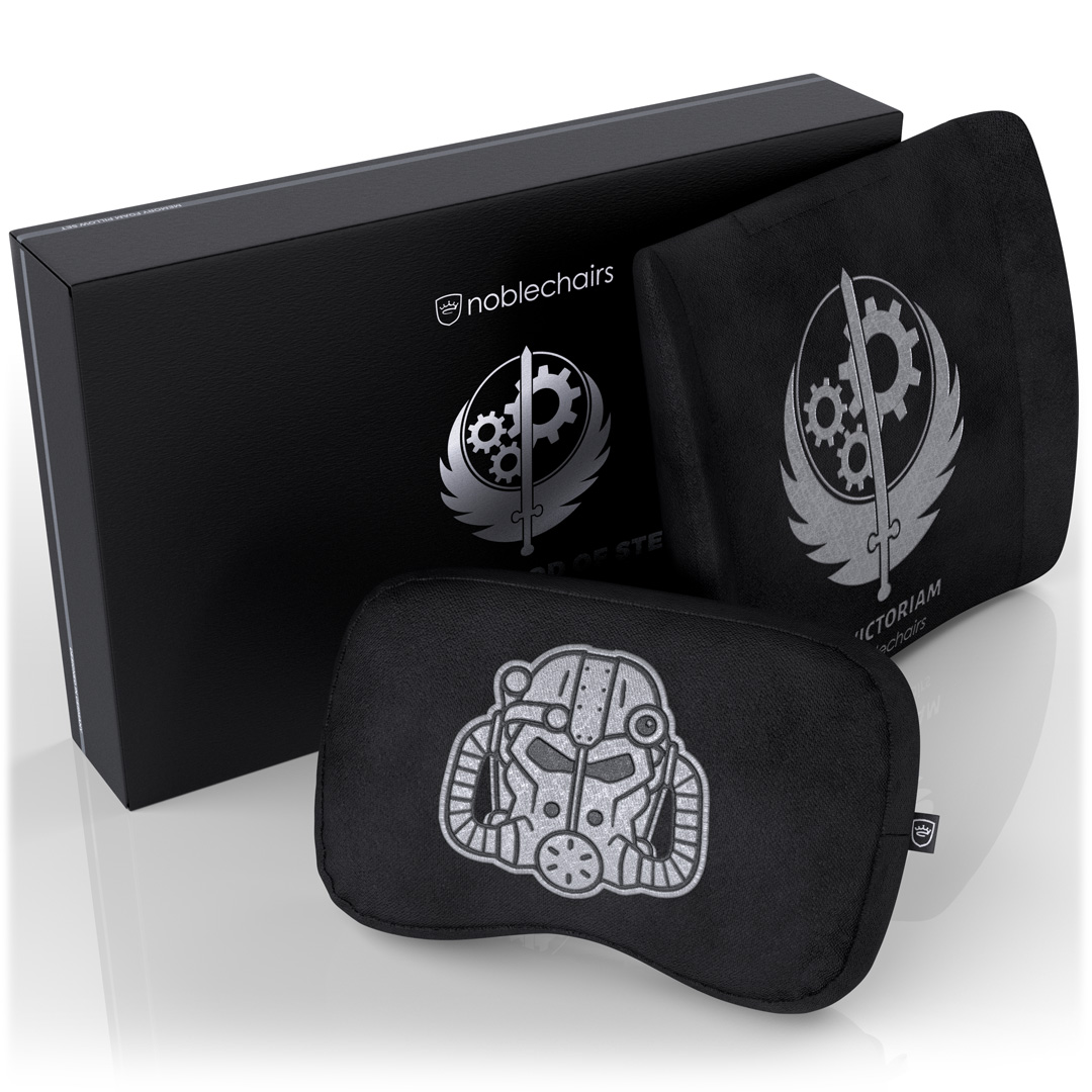 noblechairs Memory Foam Pillow Set Brotherhood Of Steel