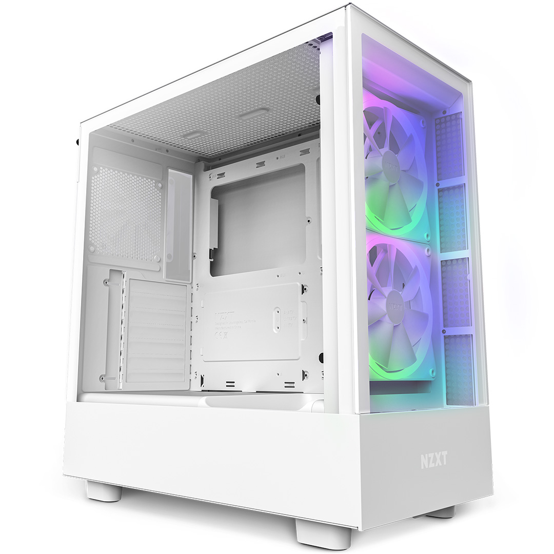 NZXT H5 Elite Edition RGB Mid Tower Case White