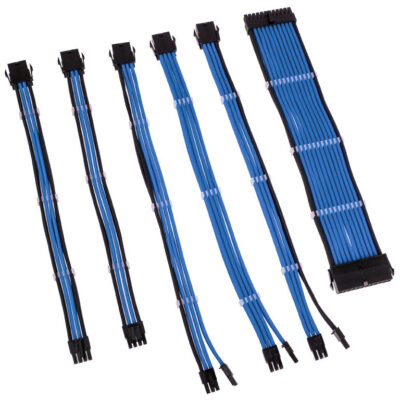 Kolink Core Adept Braided Cable Extension Kit Blue