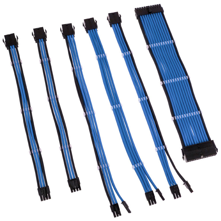Kolink Core Adept Braided Cable Extension Kit Blue