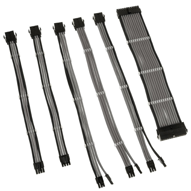 Kolink Core Adept Braided Cable Extension Kit Grey