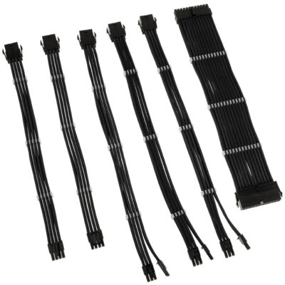 Kolink Core Adept Braided Cable Extension Kit Black