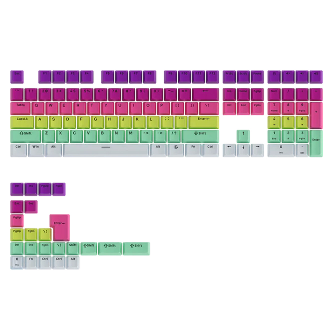 MonsGeek Rainbow Gradient Keycaps OEM 132 Key