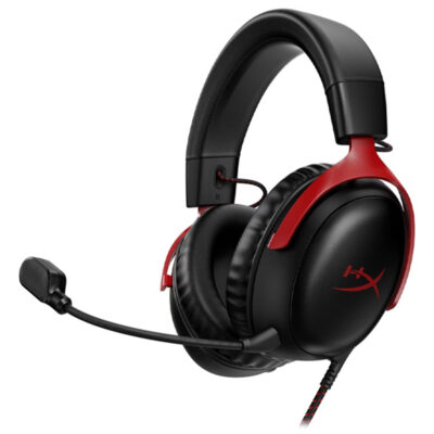 HyperX Cloud III Gaming Headset Black and Red
