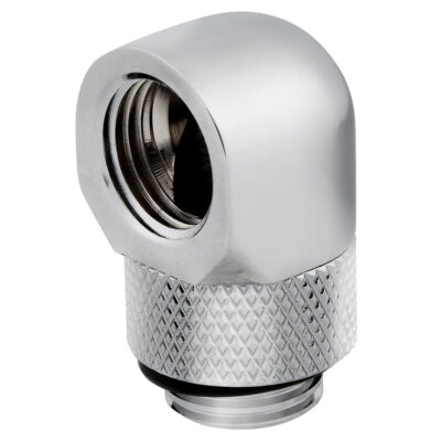 Corsair Hydro X Series XF AF 90 Deg Rot.Fitting G1/4 Chrome 2 Pk