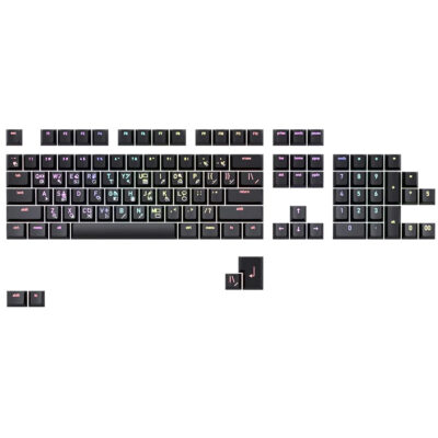 CableMod Creative PS/Ai ABS Keycaps OEM 113 Key