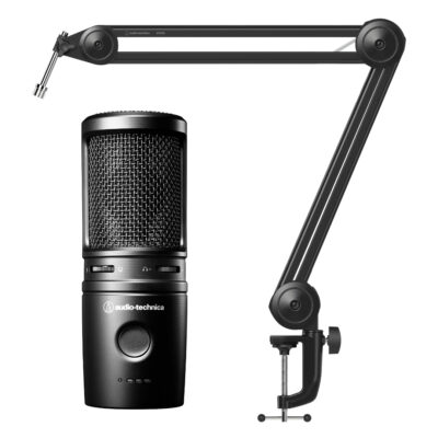 Audio-Technica AT2020USB-XP Cardioid Microphone Boom Arm Bundle