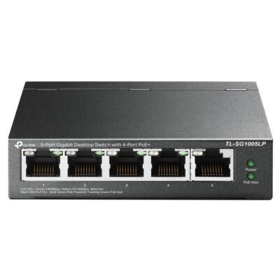 TP-Link TL-SG1005LP 5 Port Gigabit PoE+ Switch