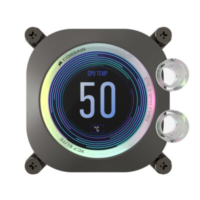 Corsair iCUE XC7 RGB Elite LCD CPU Water Block Black