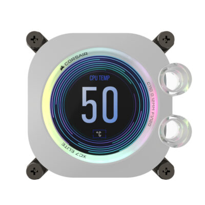 Corsair iCUE XC7 RGB Elite LCD CPU Water Block White