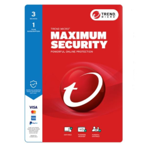 Trend Micro Maximum Internet Security 3 Devices 1 Year
