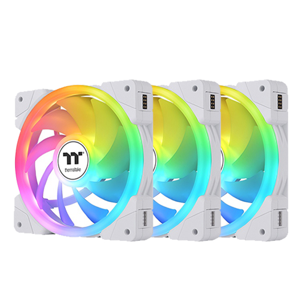 Thermaltake SWAFAN EX14 RGB Magnetic PWM Fan V2 3 Pack White