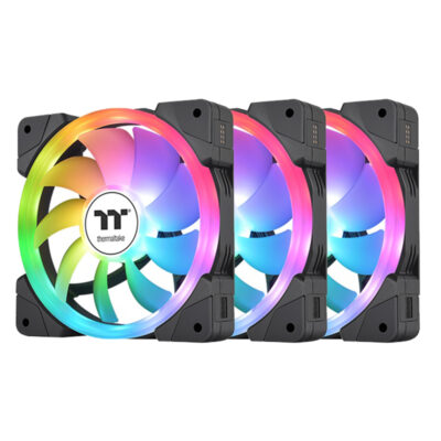 Thermaltake SWAFAN EX14 RGB Magnetic PWM Fan 3 Pack Black