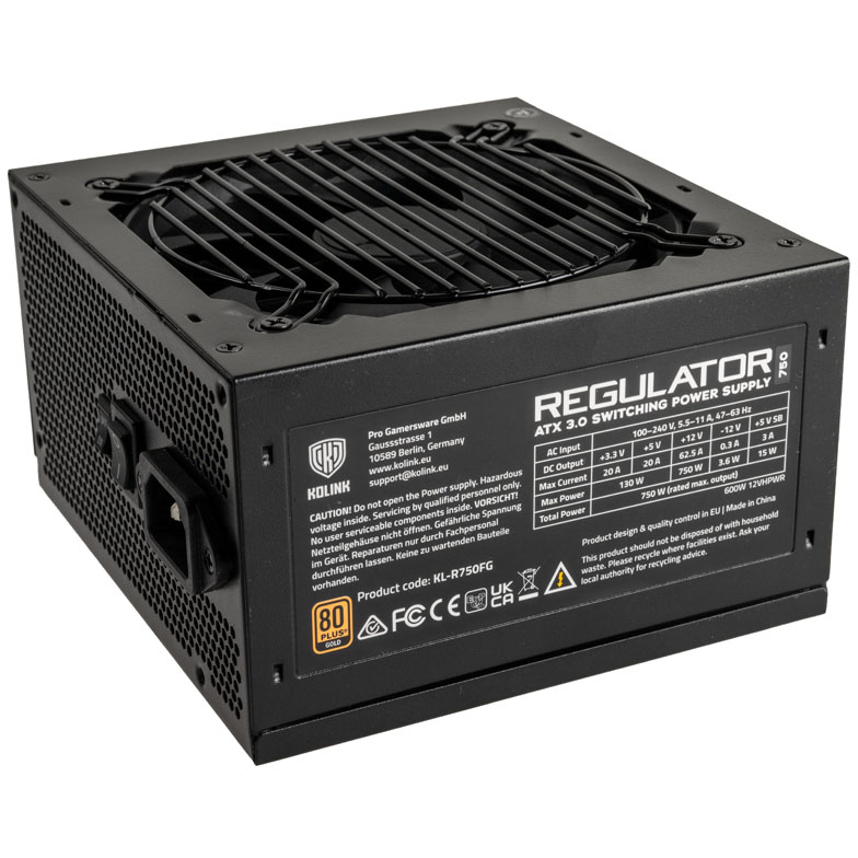 Kolink Regulator Gold ATX 3.0 750W Power Supply
