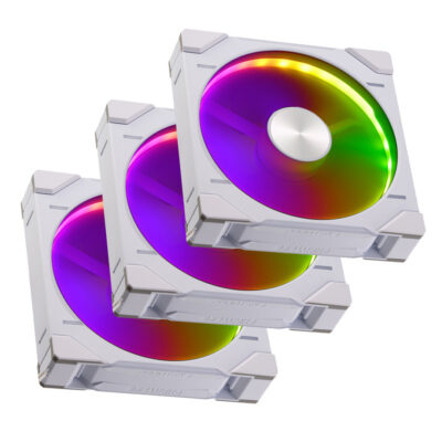 Phanteks D30 140mm PWM Fan Digital RGB White Regular 3 Pack