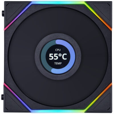 Lian Li TLLCD 120 Uni Fan ARGB Regular PWM 120mm Black