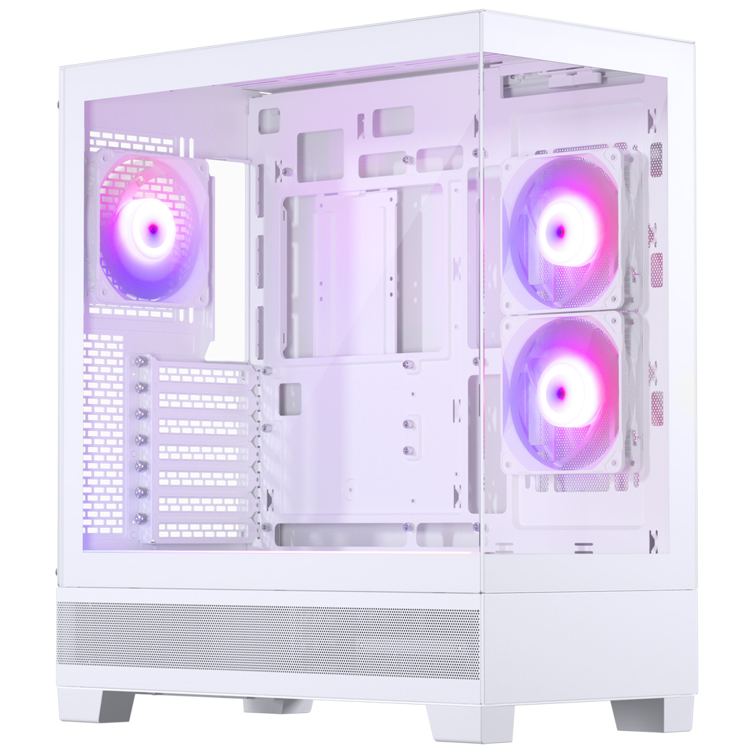 Phanteks XT View D-RGB Tempered Glass Case White