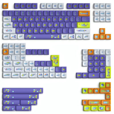 Keytok KDA Y2K Beyond Dye-Sub PBT Keycaps 171 Key Set