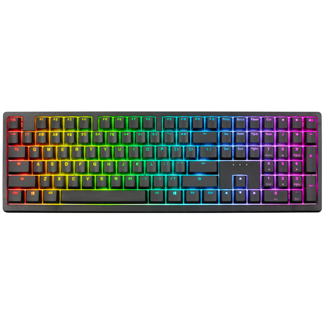 Ducky Zero 6108 Black Hot-Swap Wireless Keyboard Cherry Brown