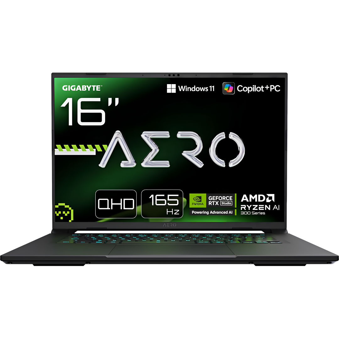Gigabyte Aero X16 Ryzen AI 7 RTX 5070 16in Laptop Space Grey
