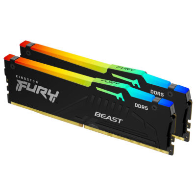 Kingston Fury Beast RGB 32GB (2x16GB) 6000Mhz CL30 DDR5 Black