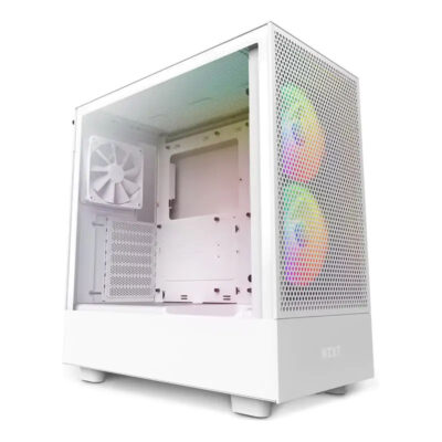 NZXT H5 Flow RGB Edition Mid Tower Case White