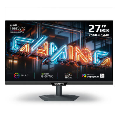 Gigabyte MO27Q3 QHD 360Hz G-Sync HDR QD-OLED 27in Gaming Monitor