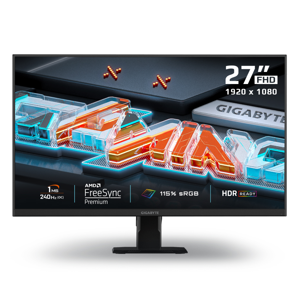 Gigabyte GS27F2 FHD 240Hz HDR IPS FreeSync 27in Gaming Monitor
