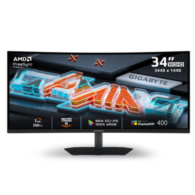 Gigabyte G34WQC2 WQHD 200Hz Adaptive-Sync HDR Curved 34in Gaming Monitor