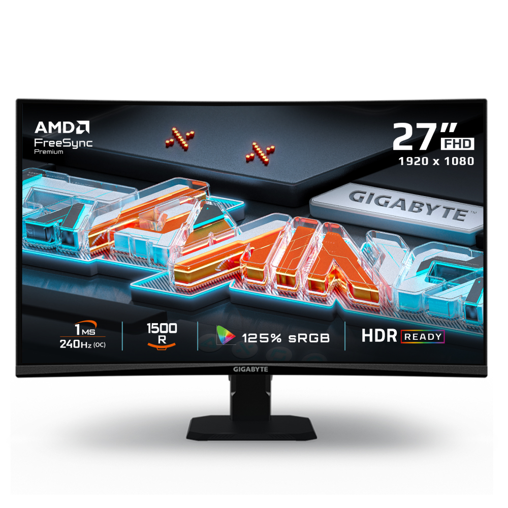 Gigabyte GS27FC2 FHD 240Hz HDR Curved 27in Gaming Monitor