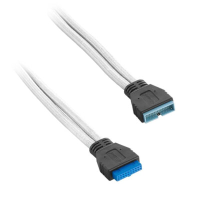 CableMod ModFlex Internal USB 3.0 Ext. 50cm White