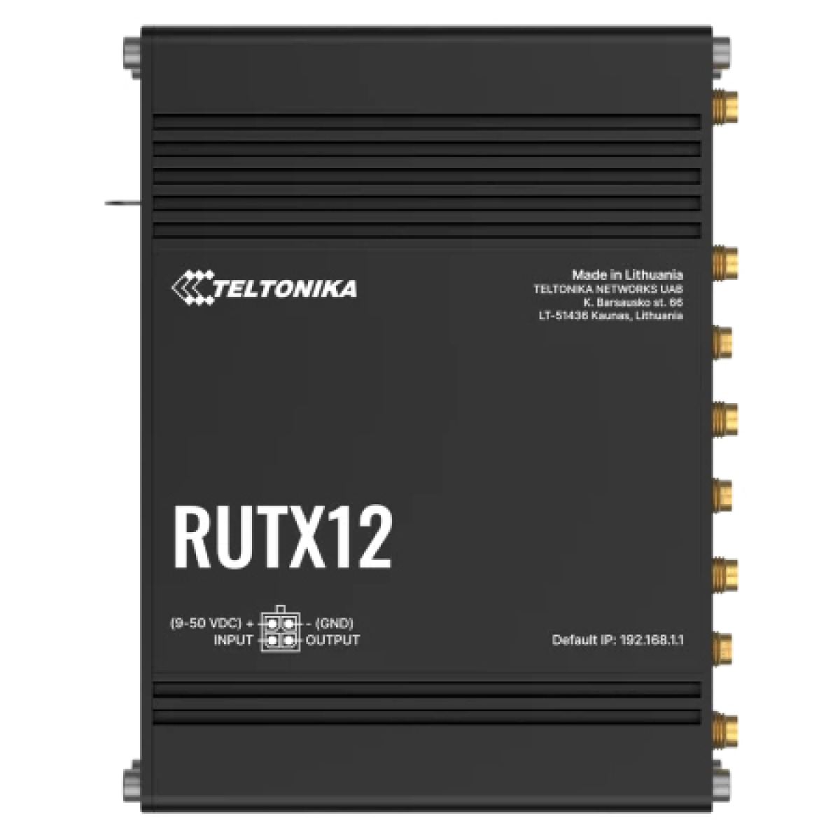 Teltonika RUTX12 Dual LTE CAT 6 Industrial Cellular Router
