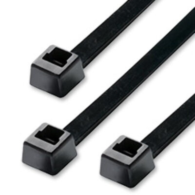 Black Cable Ties 100 pack – 2.5mm x 200mm