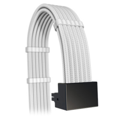 CableMod RT-Series Pro ModMesh 12V-2×6 90 Deg Triple 8-Pin White