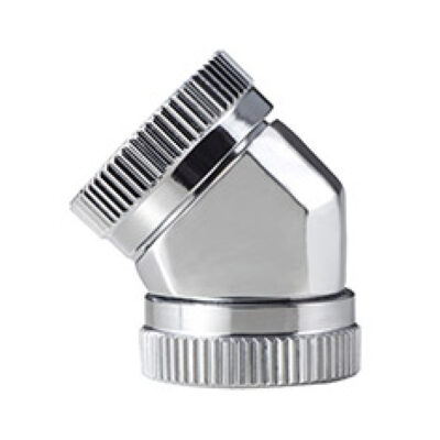 Phanteks Hard Tube 45 Degree 12mm Fitting Chrome