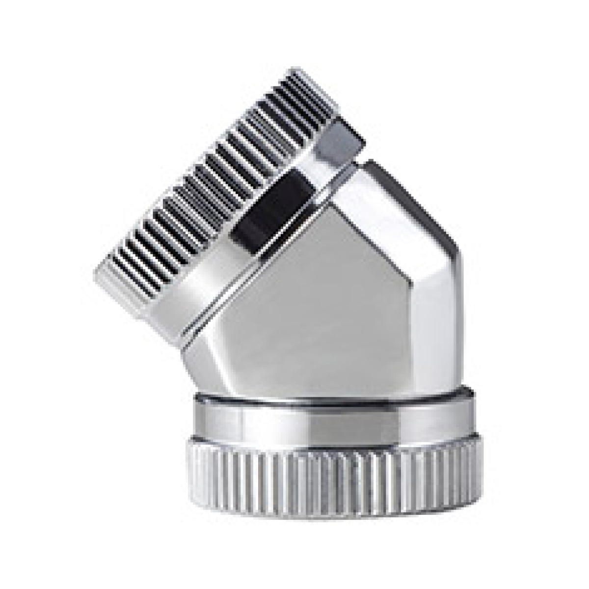 Phanteks Hard Tube 45 Degree 12mm Fitting Chrome