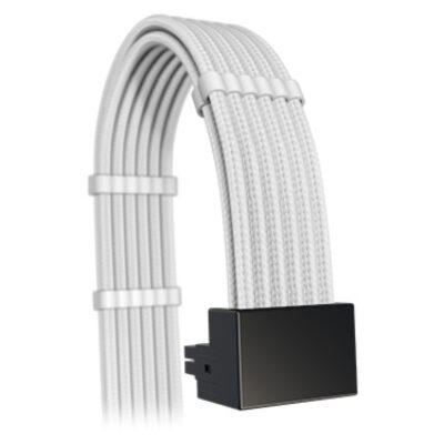CableMod E-Series Pro ModMesh 12V-2×6 90 Deg. Triple 8-Pin White